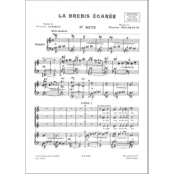 La Brebis Egaree Cht-Piano